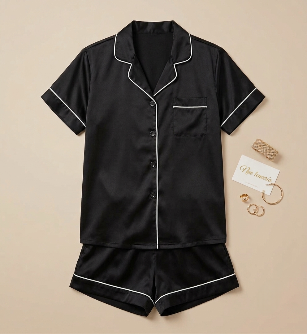 Black satin