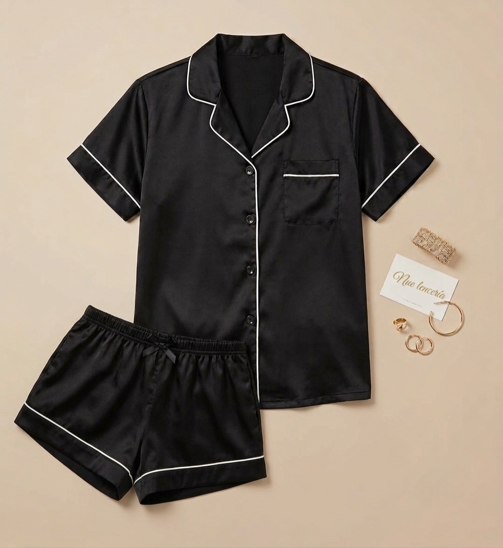 Black satin
